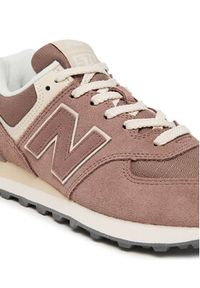 New Balance Sneakersy WL574RTS Brązowy. Kolor: brązowy. Materiał: skóra, zamsz. Model: New Balance 574 #2