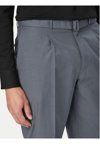 Calvin Klein Spodnie materiałowe LV04LF617G Szary Regular Fit. Kolor: szary. Materiał: bawełna #5