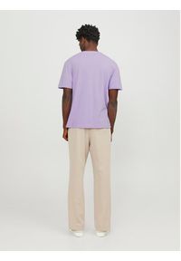 Jack & Jones - Jack&Jones T-Shirt Star 12234746 Fioletowy Relaxed Fit. Kolor: fioletowy. Materiał: bawełna #2