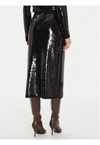 TwinSet - TWINSET Spódnica midi 242TT3142 Czarny Straight Fit. Kolor: czarny. Materiał: syntetyk #5