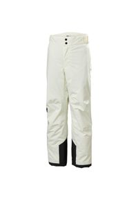 Dziewczęce spodnie narciarskie Helly Hansen Diamond. Kolor: beżowy, biały, wielokolorowy. Sezon: zima. Sport: narciarstwo #1