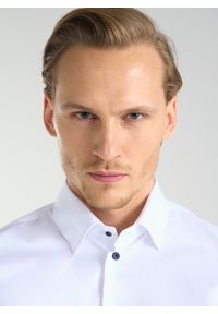 PAKO LORENTE – Biała koszula męska z bawełny P24SP-1X-036-B-S - Pako Lorente. Okazja: na ślub cywilny, na wesele. Kolor: biały. Materiał: bawełna. Styl: elegancki #4