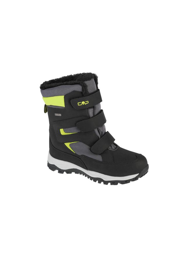 Śniegowce chłopięce, CMP Hexis Snow Boot. Kolor: czarny. Sezon: zima. Styl: sportowy. Sport: turystyka piesza