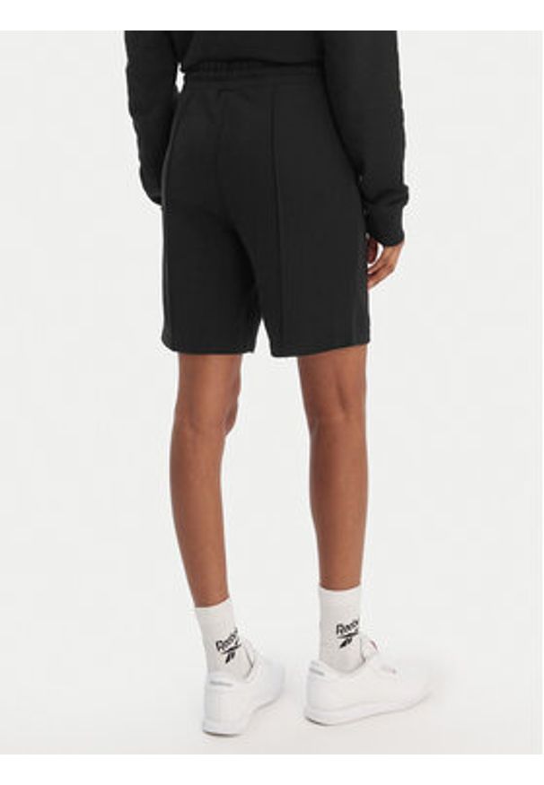 Reebok Szorty sportowe Sasha RK25510CCW Czarny Regular Fit. Kolor: czarny. Materiał: bawełna
