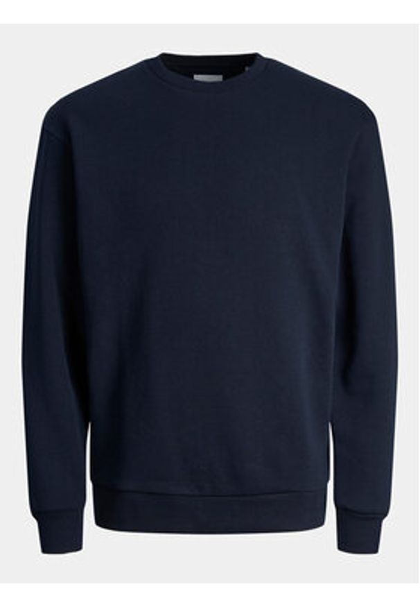 Jack & Jones - Jack&Jones Bluza Bradley 12249341 Granatowy Relaxed Fit. Kolor: niebieski. Materiał: syntetyk