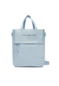 TOMMY HILFIGER - Tommy Hilfiger Torebka Th Essential Shoulder Bag AU0AU01950 Błękitny. Kolor: niebieski