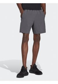 Adidas - adidas Szorty sportowe Train Essentials Woven Training Shorts IC6978 Szary Regular Fit. Kolor: szary. Materiał: syntetyk. Styl: sportowy #1