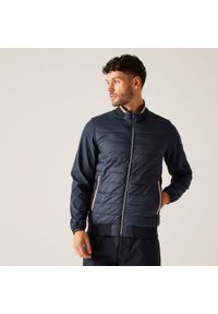 Regatta - Kurtka turystyczna hybrydowa męska Brennon. Kolor: czerwony. Materiał: tkanina, puch, poliamid. Sport: turystyka piesza #1