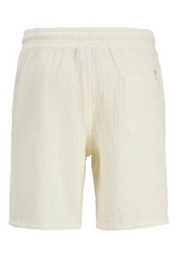 Jack & Jones Szorty materiałowe Jaiden 12274758 Biały Relaxed Fit. Kolor: biały. Materiał: bawełna #7