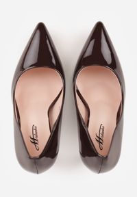 Born2be - Brązowe Szpilki Arelde. Okazja: na co dzień. Kolor: brązowy. Materiał: jeans. Obcas: na szpilce. Styl: casual, elegancki, klasyczny #8