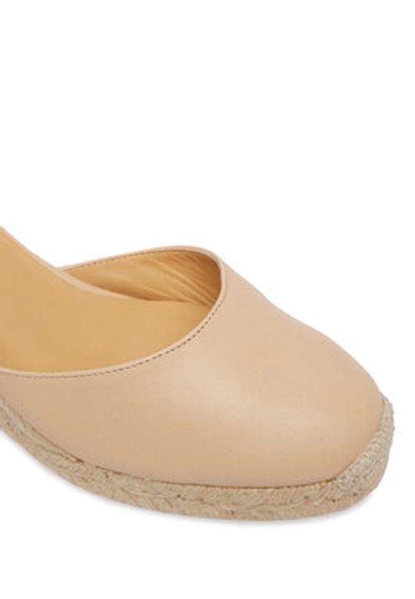 Castañer Espadryle Joyce/8ED/291 26078 Beżowy. Kolor: beżowy. Materiał: materiał