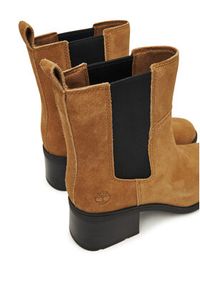 Timberland Botki Bellevaux TB0A424XES41 Brązowy. Kolor: brązowy. Materiał: zamsz, skóra #4