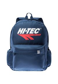 Hi-tec - Plecak miejski szkolny sportowy Hi-Tec Brigg granatowy 28 L. Kolor: czarny. Styl: sportowy