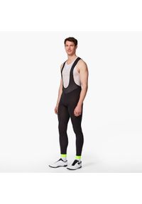 VAN RYSEL - Spodnie rowerowe Btwin Discover zimowe na szelkach. Kolor: czarny. Materiał: poliester, elastan. Sezon: zima. Sport: kolarstwo #2