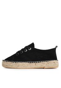 Jenny Fairy Espadryle HZF098-01 Czarny. Kolor: czarny. Materiał: materiał #4