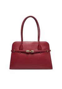 Furla Torebka Goccia M WB01504 BX3104 CN CGQ00 Bordowy. Kolor: czerwony. Materiał: skórzane