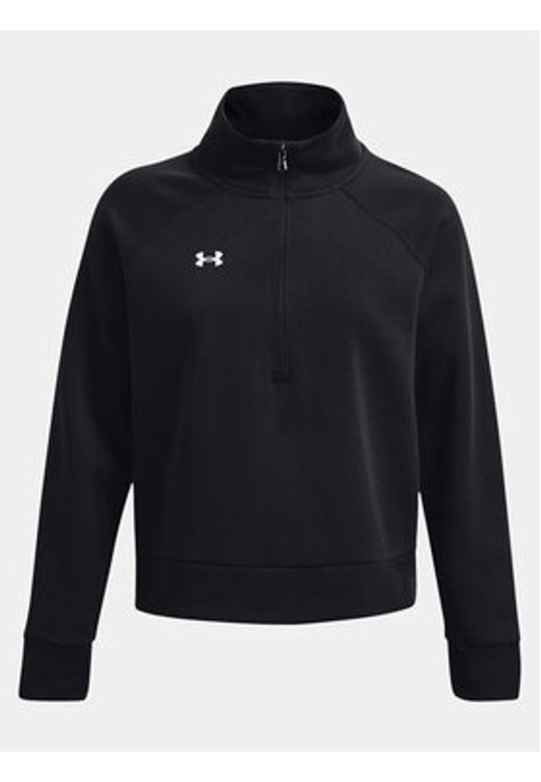 Under Armour Bluza Ua Rival Fleece Hz 1379492-001 Czarny Loose Fit. Kolor: czarny. Materiał: bawełna