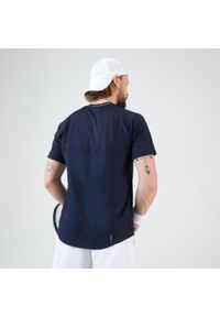 ARTENGO - Koszulka tenisowa męska krótki rękaw Artengo Dry Gaël Monfils. Kolor: niebieski. Materiał: elastan, poliester, materiał. Długość rękawa: krótki rękaw. Długość: krótkie. Sport: tenis