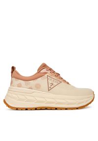 Sneakersy Guess. Kolor: beżowy