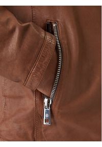 Milestone Kurtka skórzana Oliverio 611099 60770 Brązowy Regular Fit. Kolor: brązowy. Materiał: skóra #3
