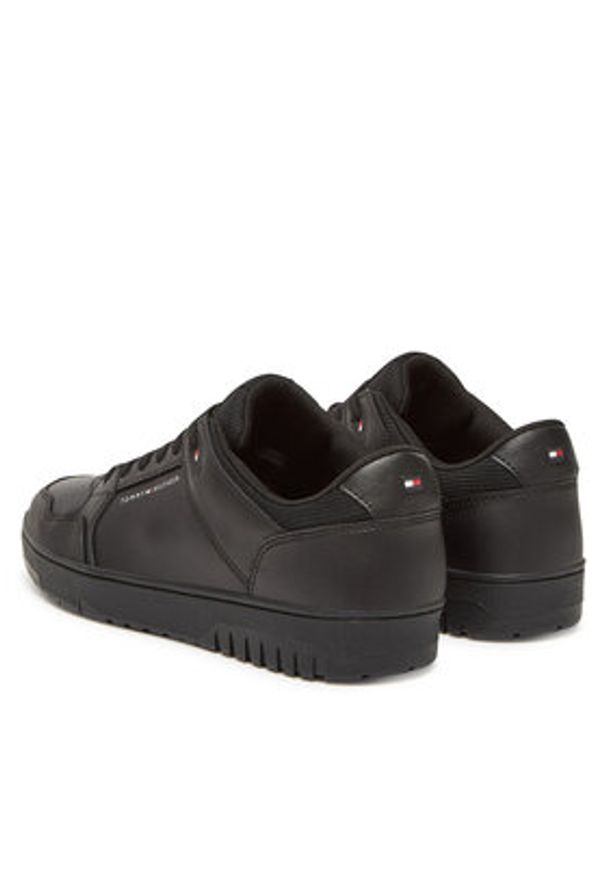 TOMMY HILFIGER - Tommy Hilfiger Sneakersy Basket Core Lite Lmix FM0FM05518 Czarny. Kolor: czarny. Materiał: skóra