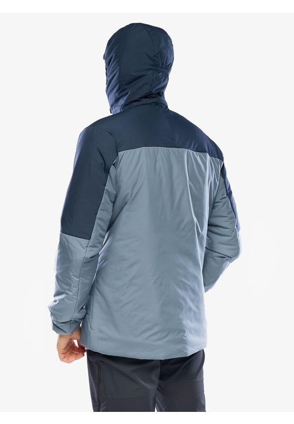 Haglöfs - Kurtka ocieplana męska Haglofs Mimic Silver Hood. Kolor: niebieski. Sport: turystyka piesza