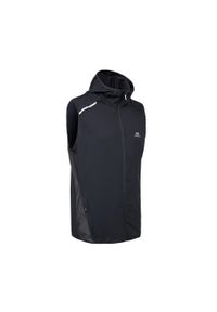 KIPRUN - Kamizelka do biegania męska Kiprun Run 100. Kolor: czarny. Materiał: tkanina, poliester, materiał. Długość rękawa: bez rękawów. Sport: bieganie #1