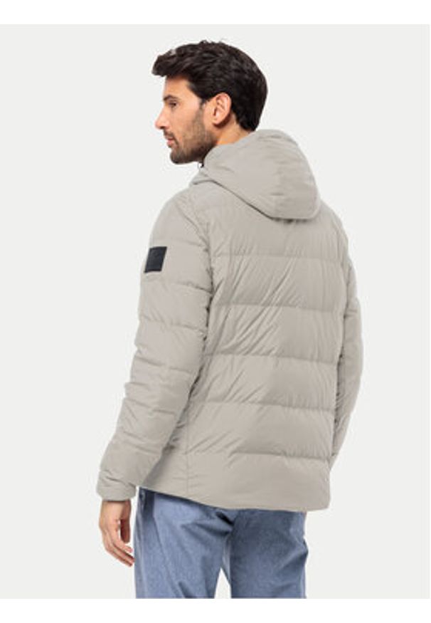 Jack Wolfskin Kurtka puchowa Colonius 1207431 Szary Regular Fit. Kolor: szary. Materiał: syntetyk