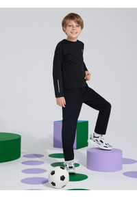 Sinsay - Spodnie sportowe Active - czarny. Kolor: czarny. Styl: sportowy