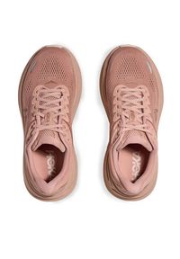 HOKA - Hoka Buty do biegania Bondi 9 1162012 Beżowy. Kolor: beżowy. Materiał: materiał #2