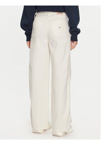Tommy Jeans Spodnie materiałowe Claire DW0DW19917 Écru Loose Fit. Materiał: sztruks #5