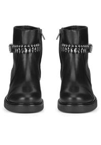 Eva Minge Botki WGA3305-1Z Czarny. Kolor: czarny. Materiał: skóra #4