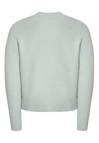 AMI PARIS - AMI Paris Sweter UKS025.KN0032 Błękitny Regular Fit. Kolor: niebieski. Materiał: wełna #4