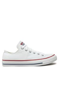 Converse Trampki Chuck Taylor All Star Ox M7652C Biały. Kolor: biały. Materiał: materiał