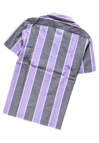 Wrangler - KOSZULA WRANGLER SS RESORT SHIRT TROPICAL PURPLE W59076SW3 112129663. Materiał: materiał