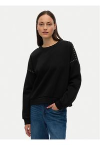 Vero Moda Bluza Lotte 10333544 Czarny Regular Fit. Kolor: czarny. Materiał: syntetyk