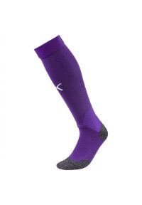 Buty piłkarskie dla dzieci Puma Team Liga Navy 31-34. Kolor: biały, fioletowy, wielokolorowy. Materiał: syntetyk. Sport: piłka nożna