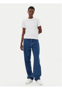 Calvin Klein Jeans T-Shirt LV047B224G Biały Regular Fit. Kolor: biały. Materiał: bawełna #4