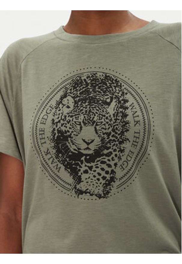 Fransa T-Shirt 20615456 Zielony Regular Fit. Kolor: zielony. Materiał: bawełna