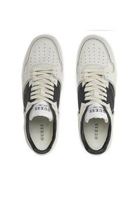 Guess Sneakersy Ancona Low FMPANC LEA12 Biały. Kolor: biały. Materiał: skóra #5