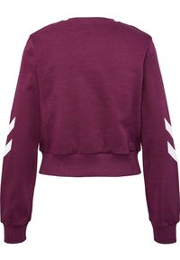 Sweatshirt kobieta Hummel Legacy. Kolor: fioletowy. Materiał: polar, materiał