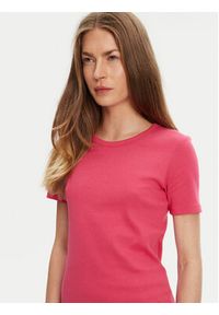 United Colors of Benetton - United Colors Of Benetton T-Shirt 3GA2E16A0 Różowy Regular Fit. Kolor: różowy. Materiał: bawełna #3
