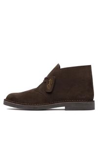 Clarks Trzewiki Desert Bt Evo Dark Brązowy. Kolor: brązowy. Materiał: skóra, zamsz #3