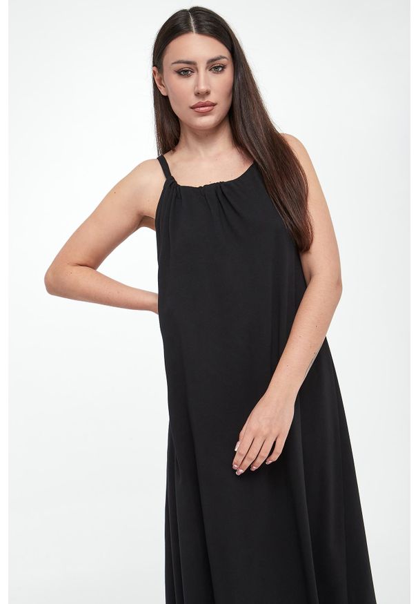 Marella - Sukienka maxi Orel MARELLA MONOCHROME. Długość: maxi