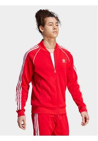 Adidas - adidas Bluza adicolor Classics SST IL2494 Czerwony Slim Fit. Kolor: czerwony. Materiał: bawełna #4