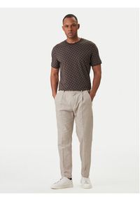 JOOP! T-Shirt Victormanuel 30101945 Brązowy Regular Fit. Kolor: brązowy. Materiał: bawełna #2