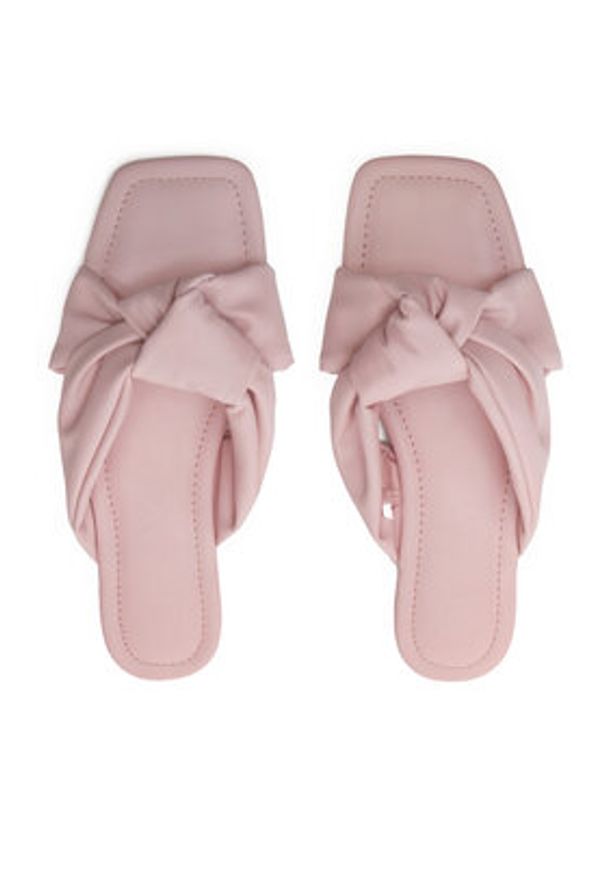 ONLY Shoes Klapki Onlmillie-4 15320205 Różowy. Kolor: różowy. Materiał: skóra