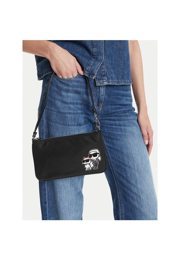 Karl Lagerfeld - Torebka KARL LAGERFELD. Kolor: czarny