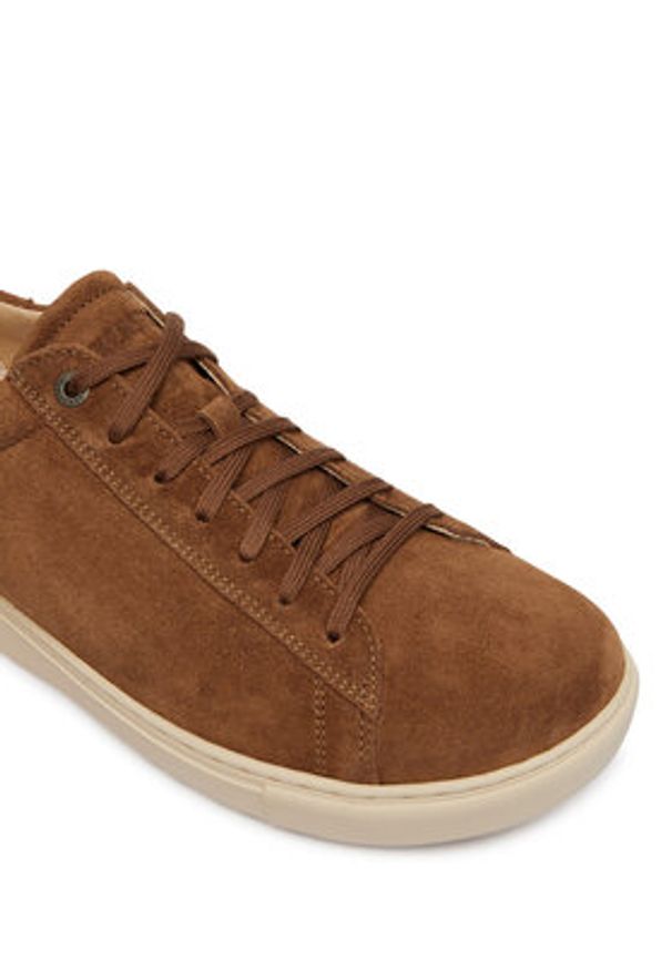 Birkenstock Sneakersy Bend Low 1030130 Brązowy. Kolor: brązowy. Materiał: skóra, zamsz