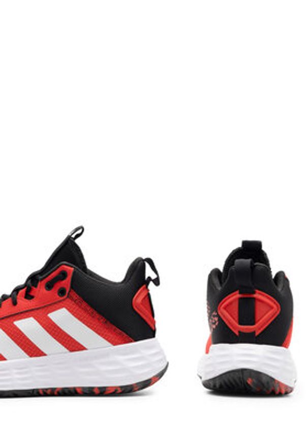 Adidas - adidas Sneakersy OWNTHEGAME 2.0 GW5487 Czerwony. Kolor: czerwony. Materiał: materiał